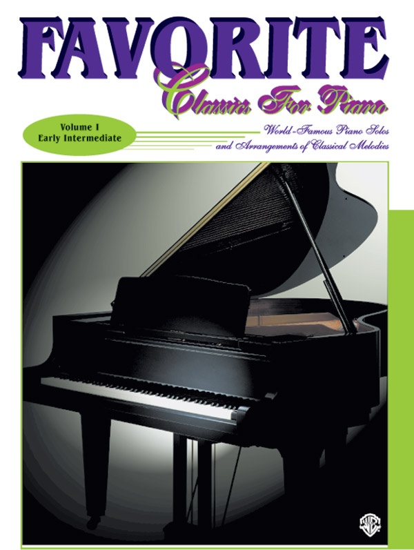 Favorite Classics For Piano, Volume 1 World Famous Piano Solos And Arrangements Of Classical Melodies Book & Cd