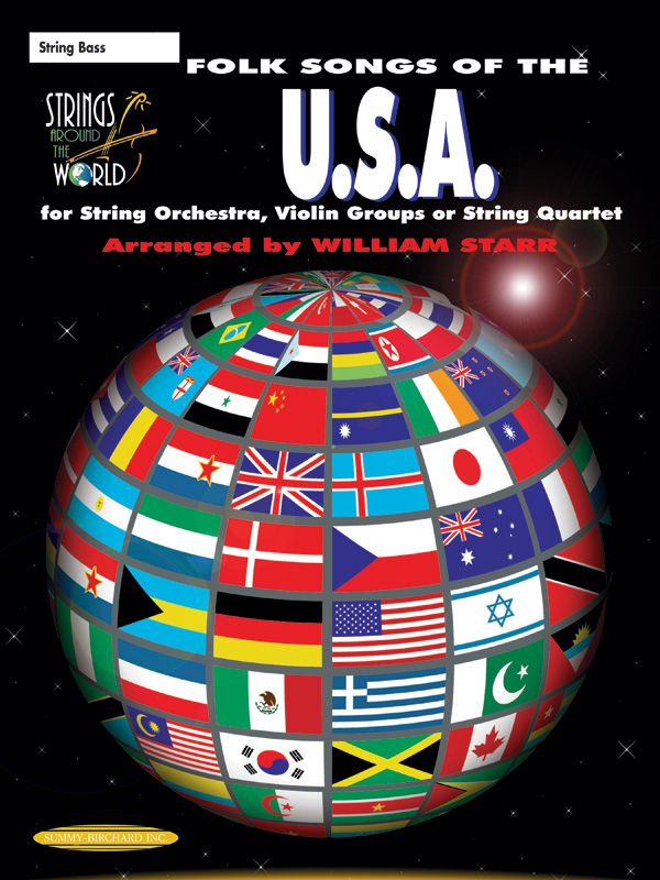 Strings Around The World: Folk Songs Of The U.S.A. Book