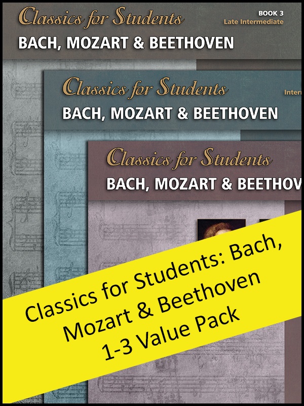 Classics For Students: Bach, Mozart & Beethoven 1-3 (Value Pack) Value Pack