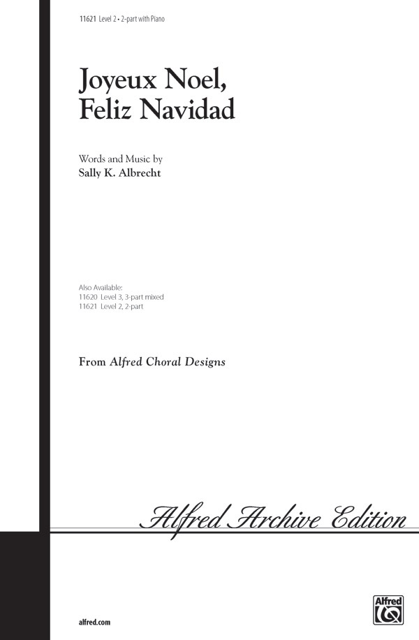 Joyeux Noel, Feliz Navidad Choral Octavo