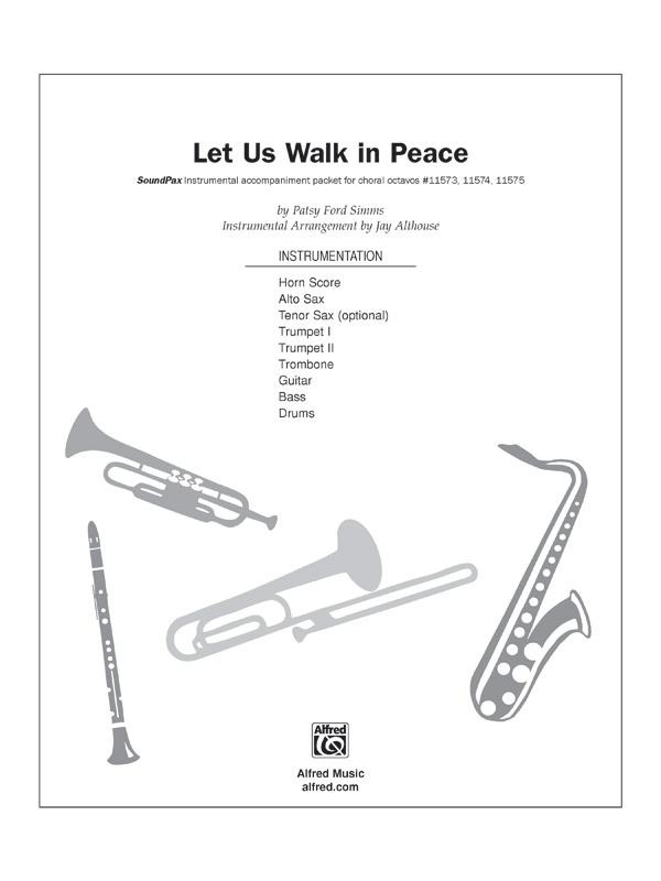 Let Us Walk In Peace Instrumental Parts