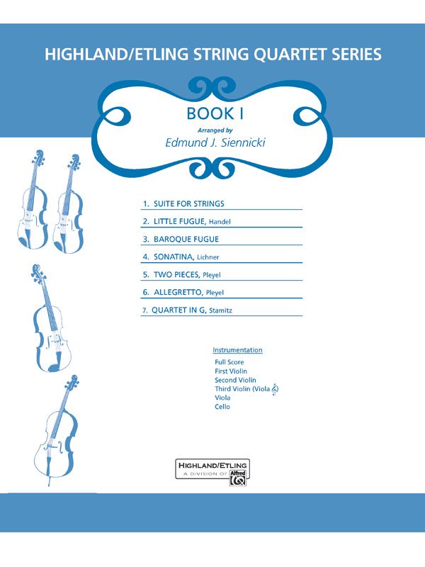 Highland/Etling String Quartet Series: Book 1 Score