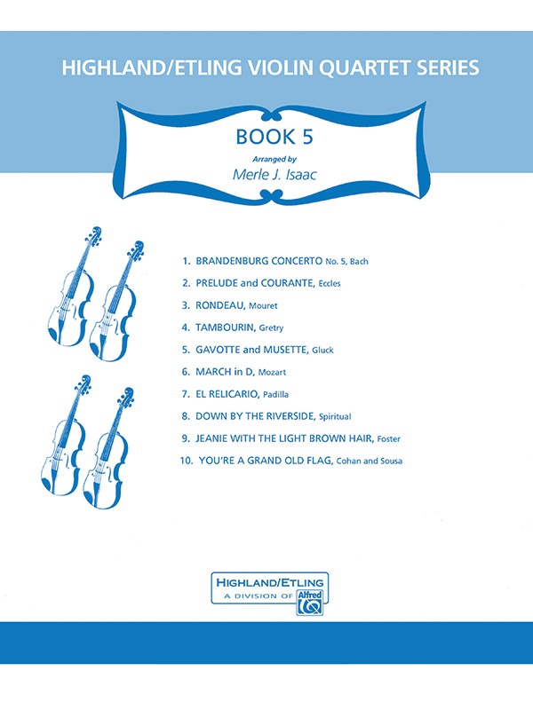 Highland/Etling Violin Quartet Series: Book 5