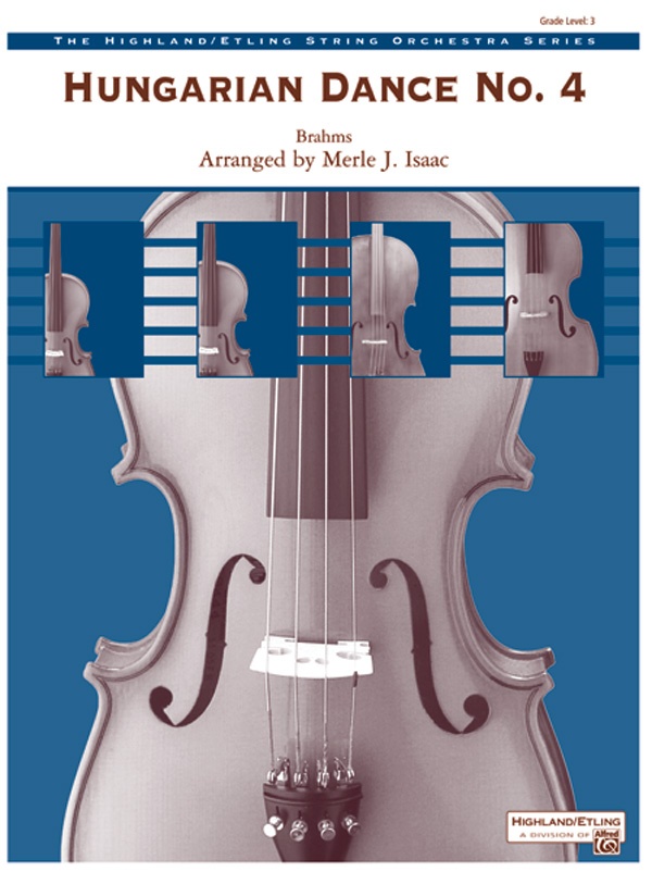 Hungarian Dance No. 4 Conductor Score & Parts