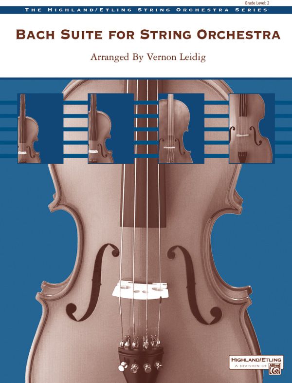 Bach Suite For String Orchestra Conductor Score & Parts