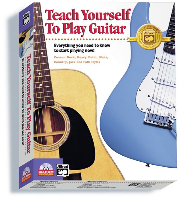 Alfred's Teach Yourself To Play Guitar Everything You Need To Know To Start Playing Now! Cd-Rom