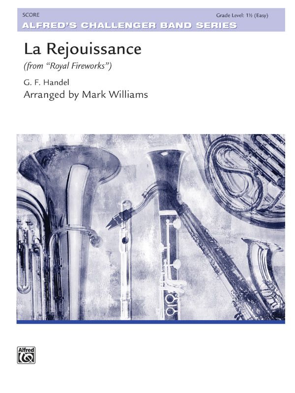 La Rejouissance From Royal Fireworks Music Conductor Score