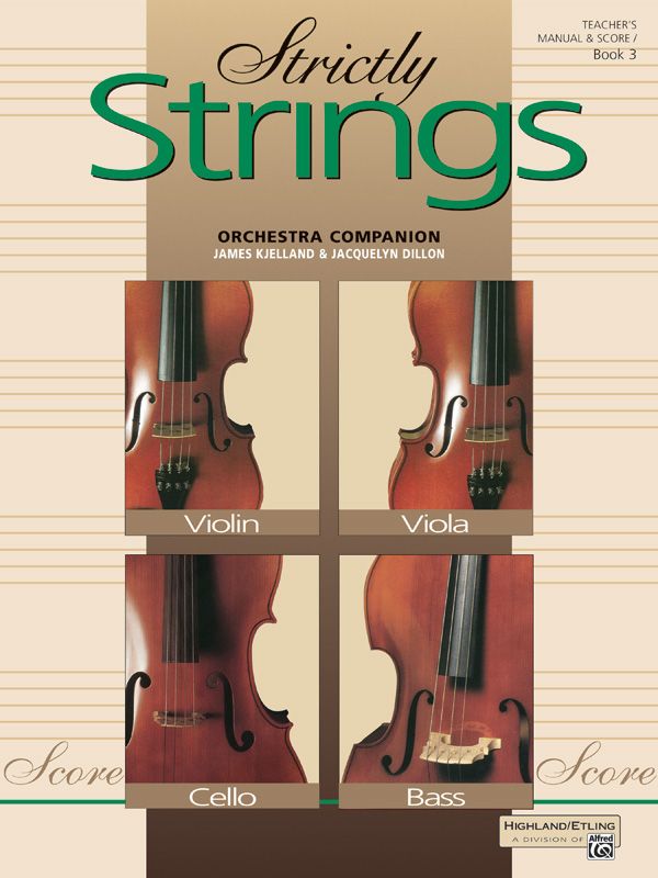 Strictly Strings, Book 3 Orchestra Companion Comb Bound Book