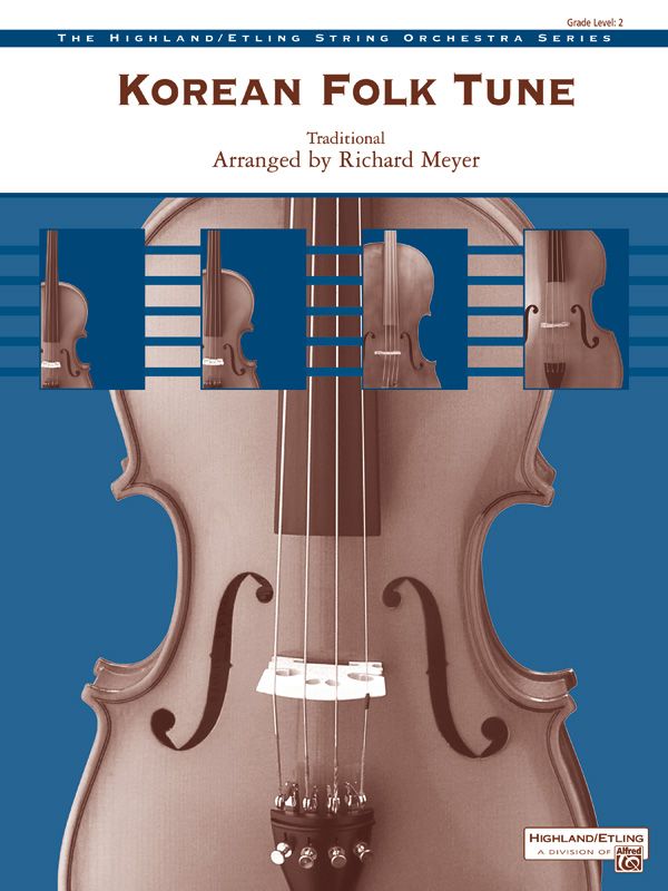 Korean Folk Tune Conductor Score & Parts