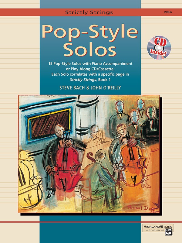 Strictly Strings, Pop-Style Solos 15 Pop-Style Solos With Piano Accompaniment Book & Cd