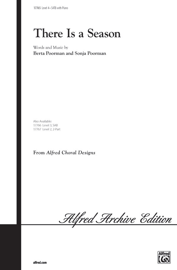 There Is A Season Choral Octavo