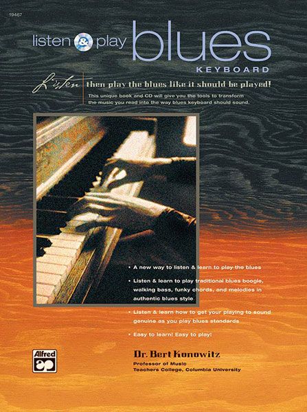 Listen And Play Blues Keyboard Book & Cd