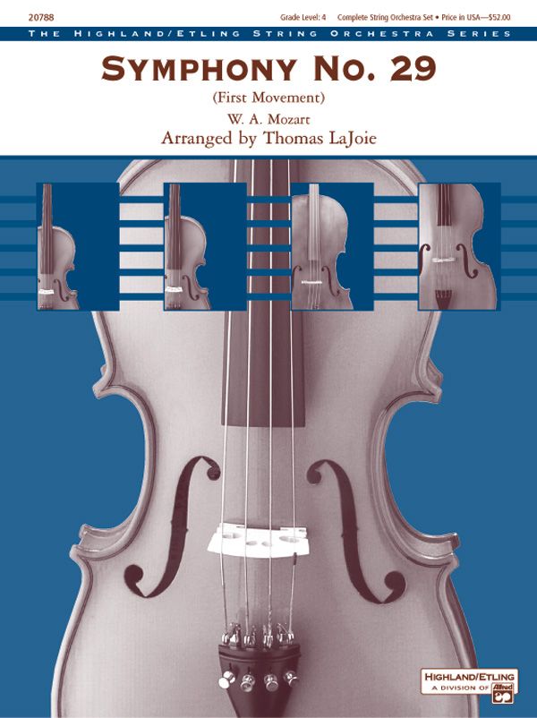 Symphony No. 29 (First Movement) Conductor Score & Parts