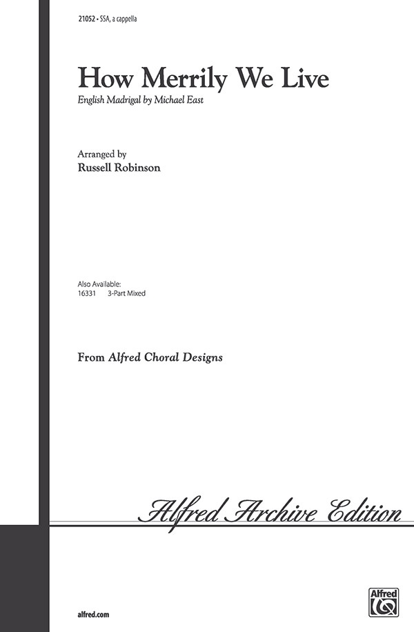 How Merrily We Live Choral Octavo