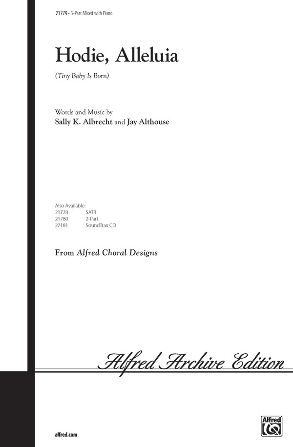Hodie, Alleluia (Tiny Baby Is Born) Choral Octavo