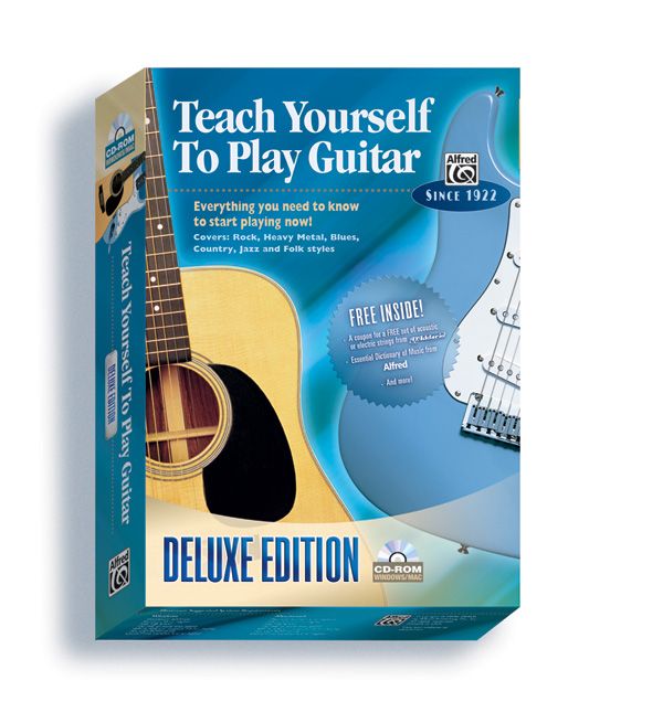 Alfred's Teach Yourself To Play Guitar Everything You Need To Know To Start Playing Now! Cd-Rom