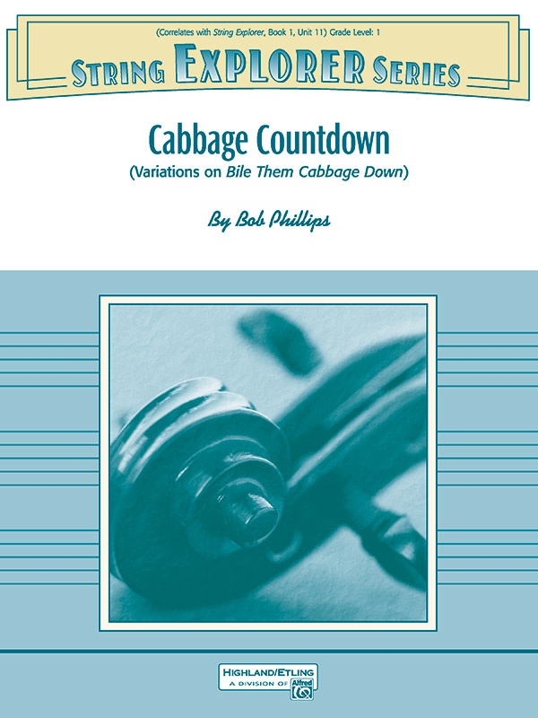 Cabbage Countdown (Variations On Bile Them Cabbage Down) Conductor Score