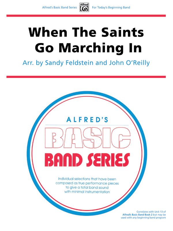 When The Saints Go Marching In Conductor Score & Parts