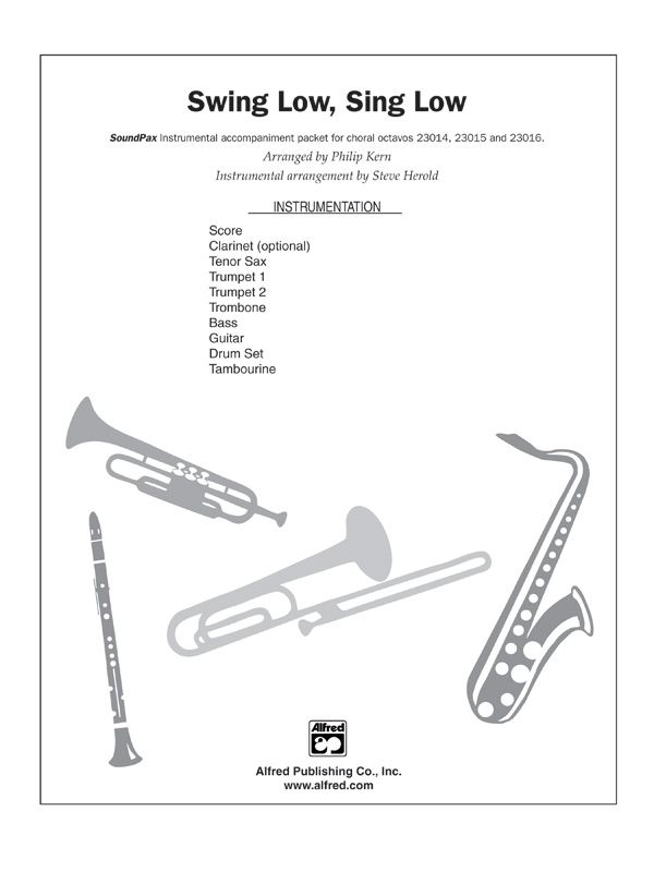 Swing Low, Sing Low Featuring: When The Saints Go Marchin' In / Swing Low Sweet Chariot Instrumental Parts