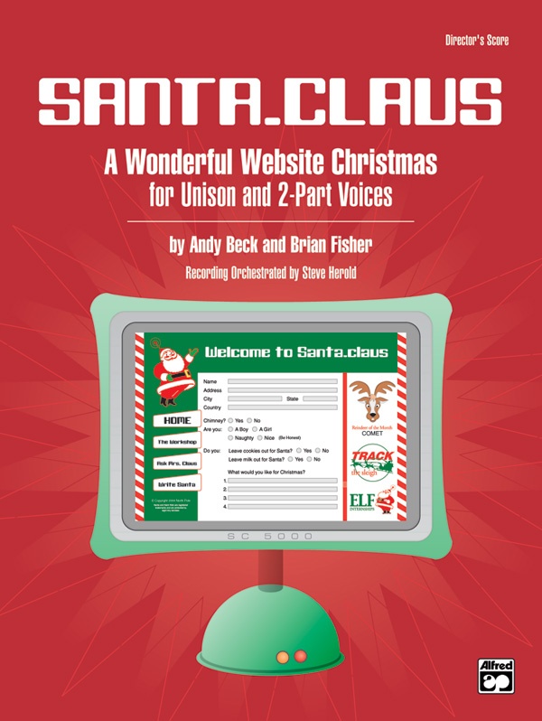Santa.Claus A Wonderful Website Christmas For Unison And 2-Part Voices 5 Books