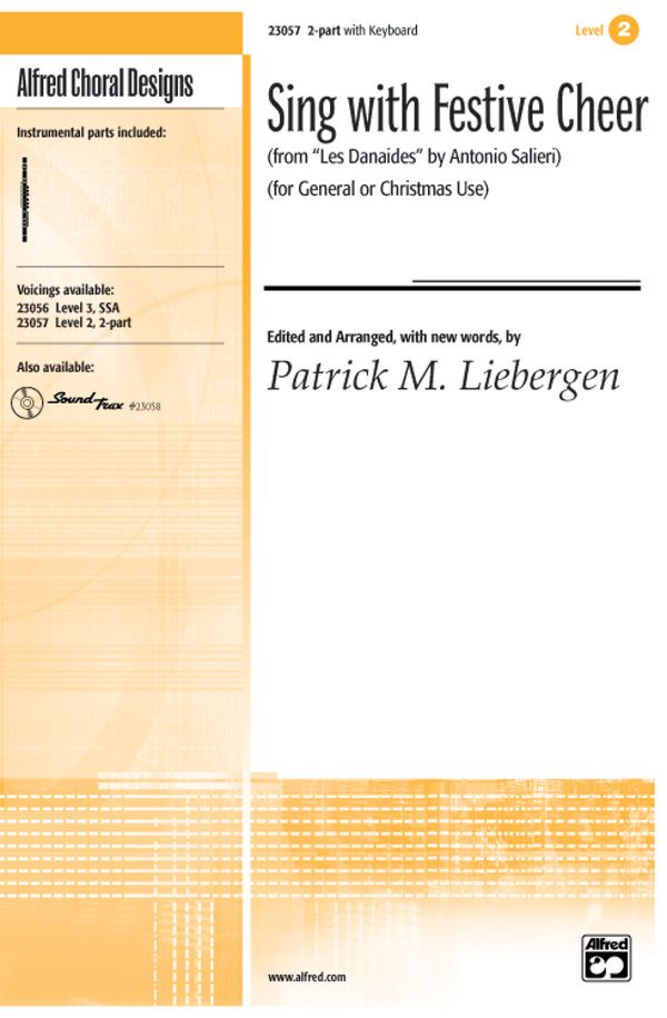 Sing With Festive Cheer From Les Danaides Choral Octavo