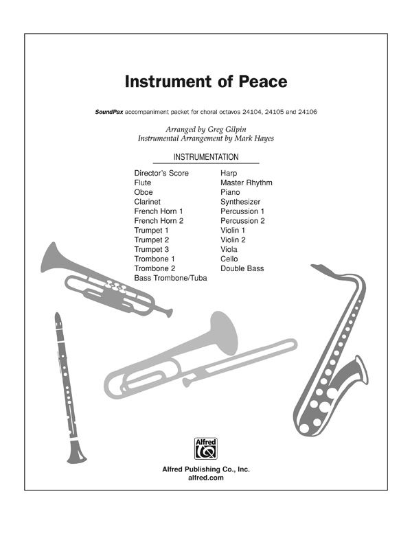 Instrument Of Peace Instrumental Parts