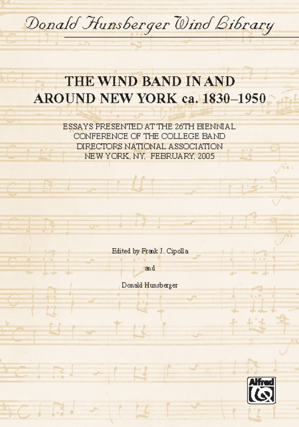 Wind Band Activity In And Around New York Ca. 1830-1950 Paperback Book