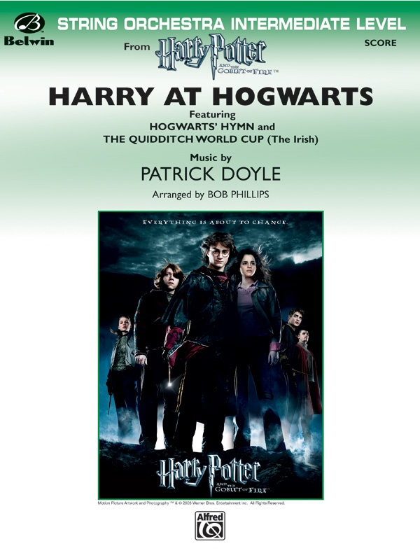 Harry At Hogwarts, Themes From Harry Potter And The Goblet Of Fire™ Featuring: Harry At Hogwarts / Hogwarts' Hymn / The Quidditch World Cup (The Irish) Conductor Score
