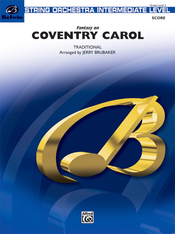Coventry Carol, Fantasy On Conductor Score & Parts