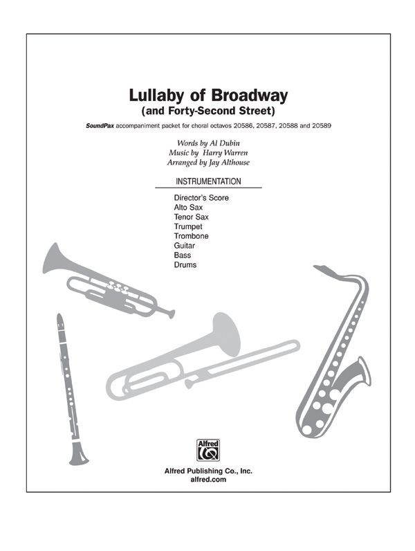 Lullaby Of Broadway (And "Forty-Second Street") From The Musical 42Nd Street Instrumental Parts