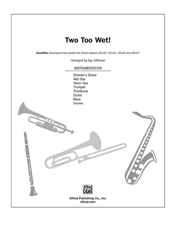 Two Too Wet! Splish Splash / Sea Cruise Instrumental Parts