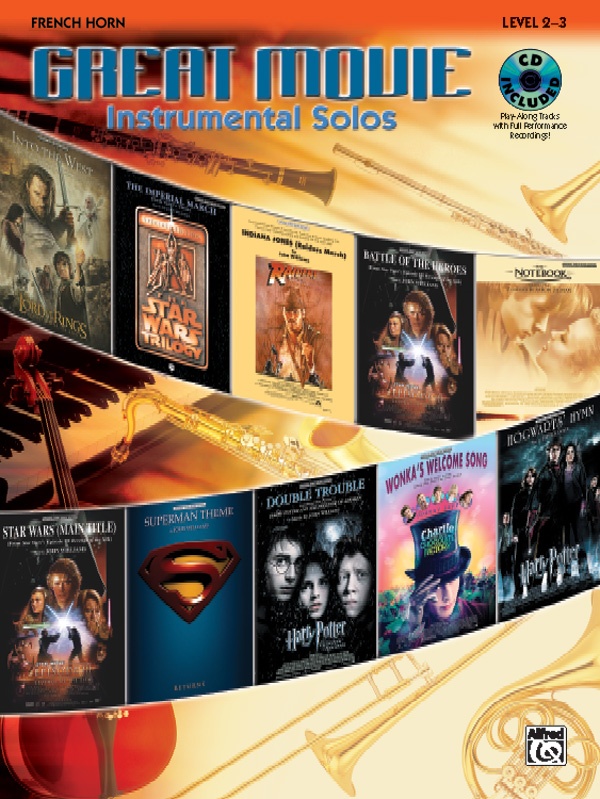 Great Movie Instrumental Solos Book & Cd