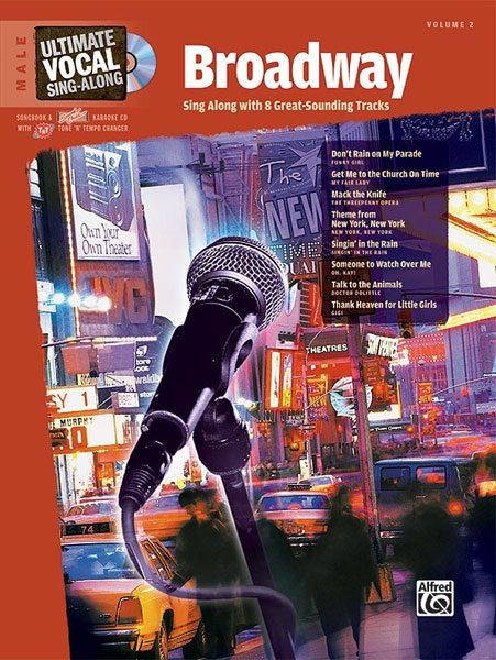 Ultimate Vocal Sing-Along: Broadway (Male Voice) Book & Enhanced Cd