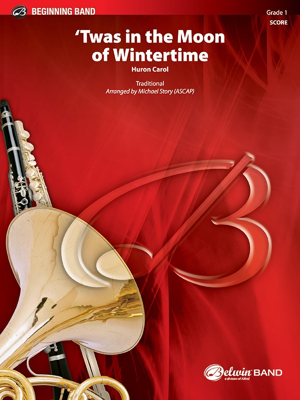 'Twas In The Moon Of Wintertime Conductor Score