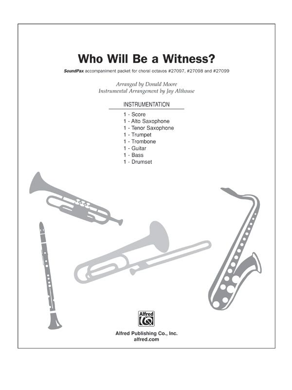 Who Will Be A Witness? Instrumental Parts