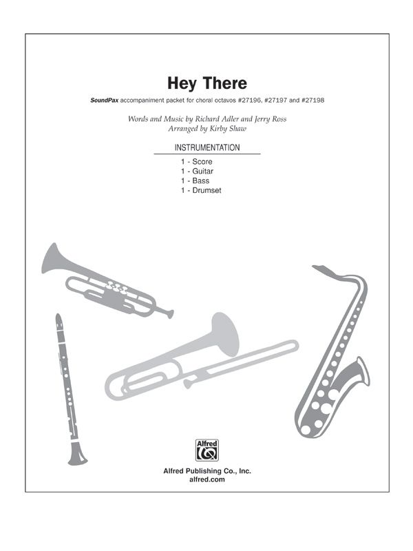 Hey There From The Musical The Pajama Game Instrumental Parts