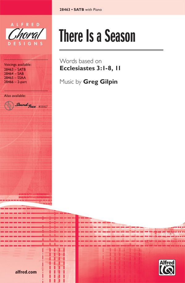 There Is A Season Choral Octavo