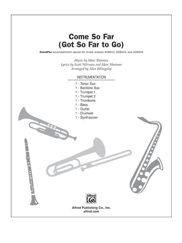 Come So Far (Got So Far To Go) From The Motion Picture Hairspray Instrumental Parts