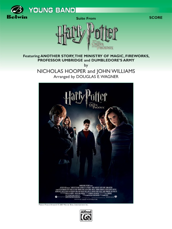 Suite From Harry Potter And The Order Of The Phoenix Featuring: Another Story / The Ministry Of Magic / Fireworks / Professor Umbridge / Dumbledore's Army Conductor Score & Parts