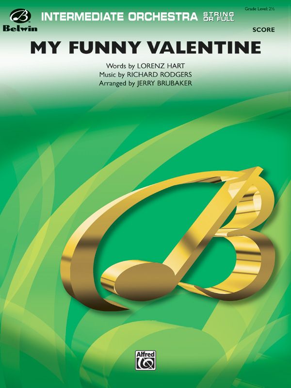 My Funny Valentine Conductor Score