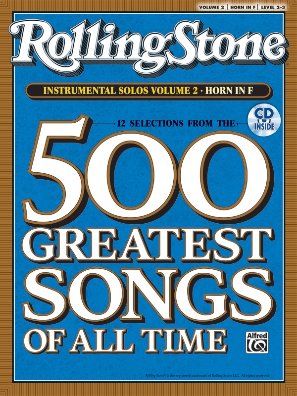 Selections From Rolling Stone Magazine's 500 Greatest Songs Of All Time: Instrumental Solos, Volume 2 Book & Cd