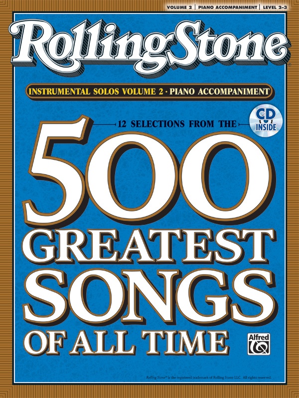Selections From Rolling Stone Magazine's 500 Greatest Songs Of All Time: Instrumental Solos, Volume 2 Book & Cd