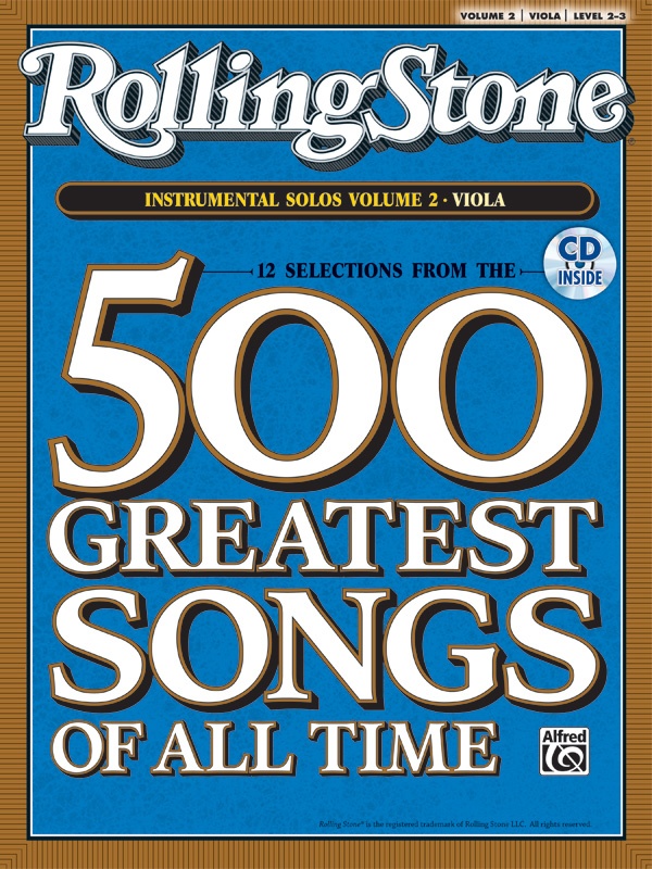 Selections From Rolling Stone Magazine's 500 Greatest Songs Of All Time: Instrumental Solos For Strings, Volume 2 Book & Cd