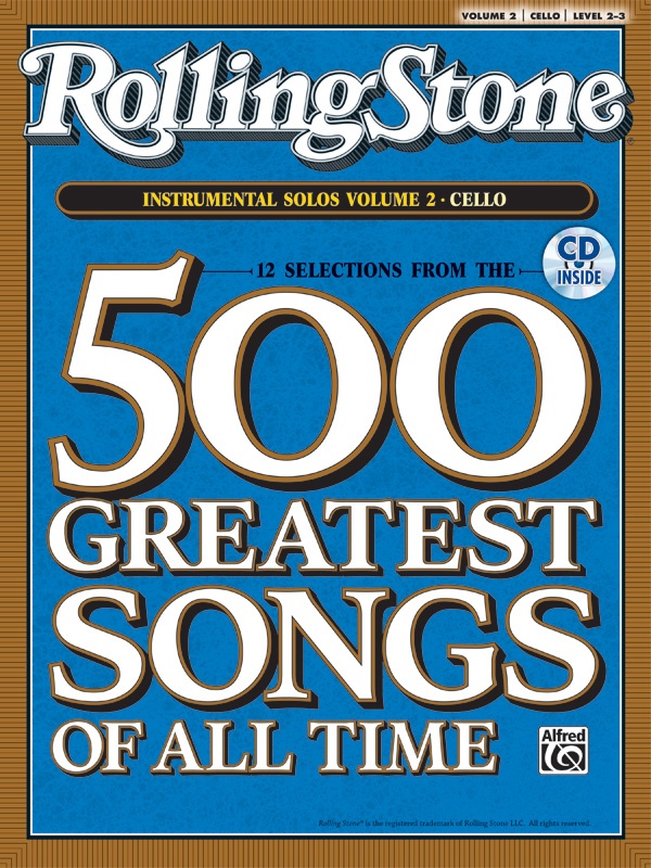 Selections From Rolling Stone Magazine's 500 Greatest Songs Of All Time: Instrumental Solos For Strings, Volume 2 Book & Cd