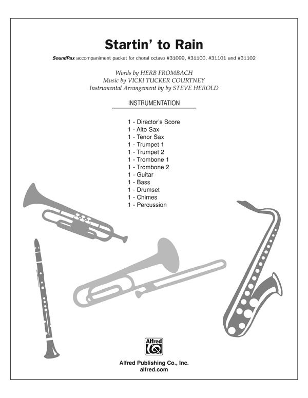 Startin' To Rain Instrumental Parts