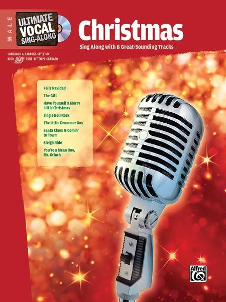Ultimate Vocal Sing-Along: Christmas (Male Voice) Book & Enhanced Cd