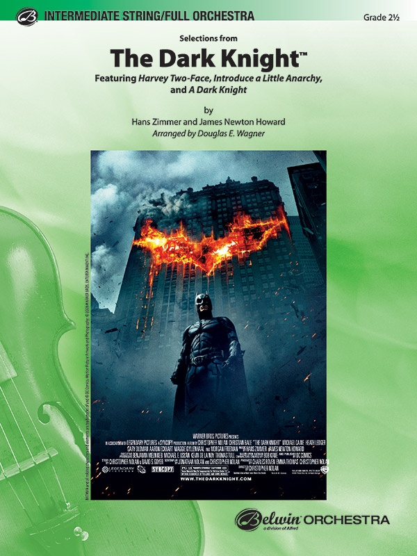 The Dark Knight, Selections From Featuring: Harvey Two-Face / Introduce A Little Anarchy / A Dark Knight Conductor Score & Parts