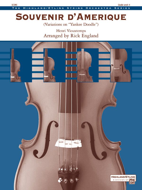 Souvenir D'amerique Variations On Yankee Doodle Conductor Score