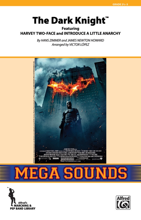 The Dark Knight Featuring: Harvey Two-Face / Introduce A Little Anarchy Conductor Score & Parts