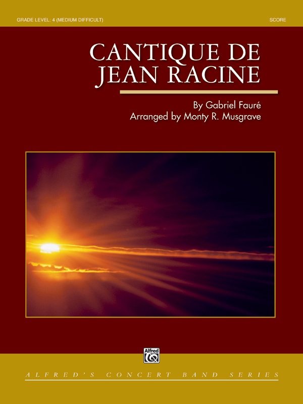 Cantique De Jean Racine Conductor Score